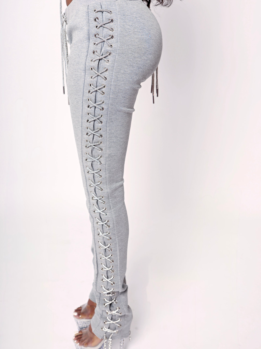 Rhinestone Strap Stand Collar Set