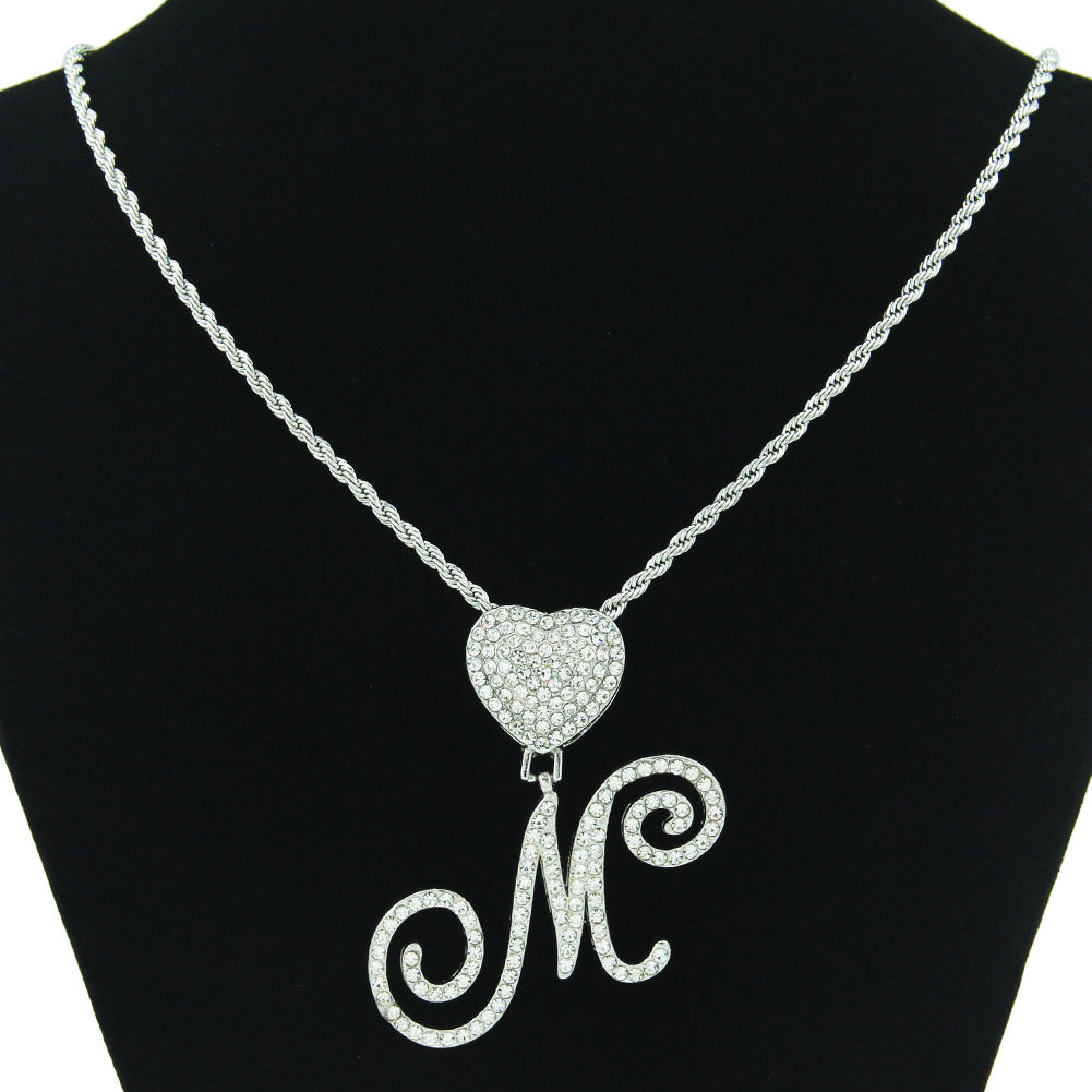 Chill Alphabet Pendant Necklace
