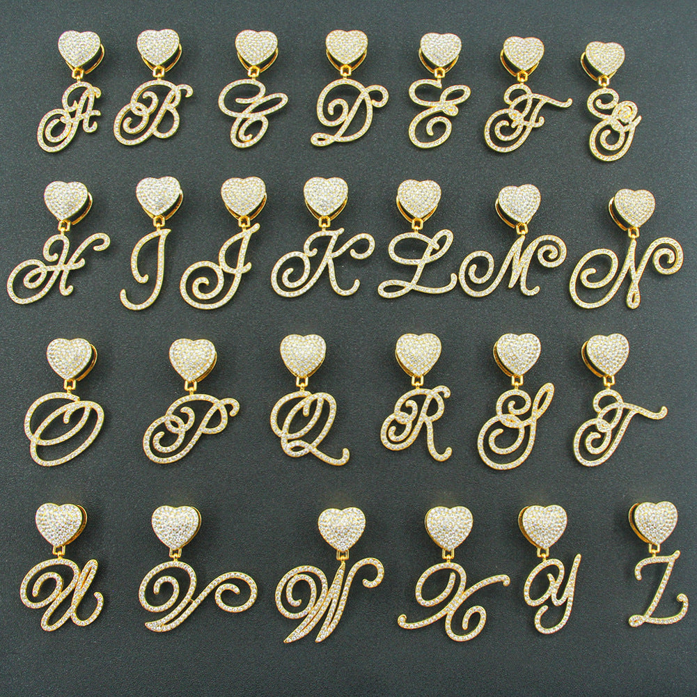 Chill Alphabet Pendant Necklace