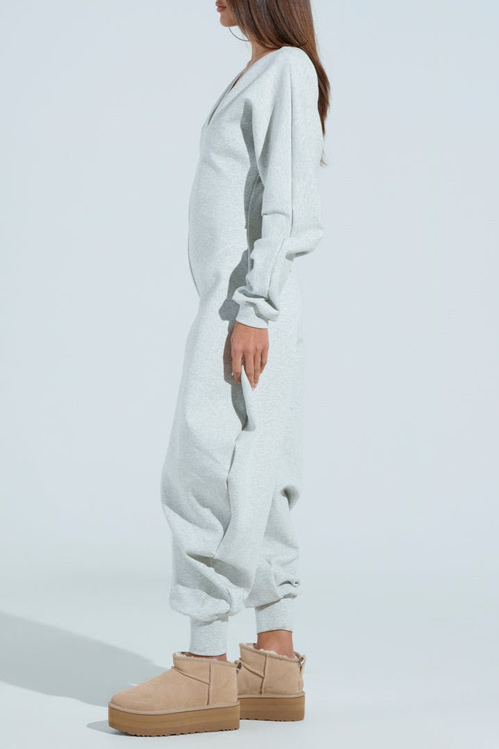 COMFY COZY SWEATSHIRT JUMPSUIT