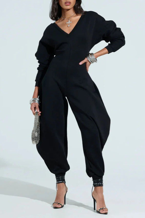 COMFY COZY SWEATSHIRT JUMPSUIT