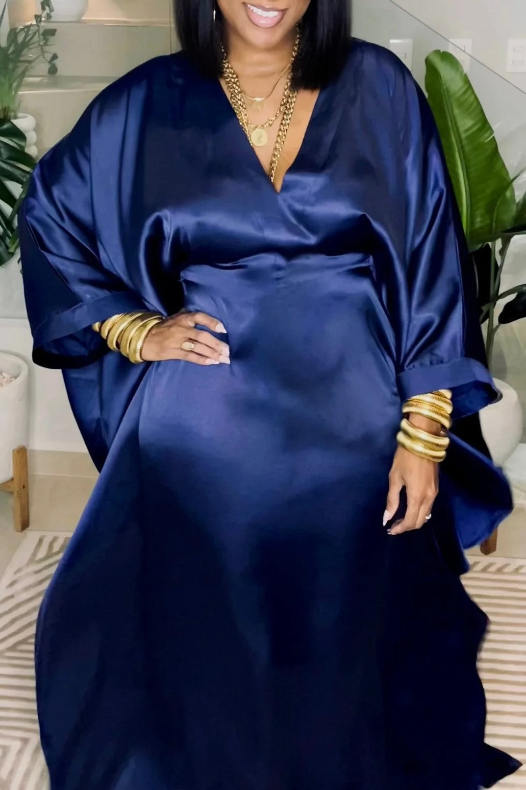 Silk New Age Maxi Dress