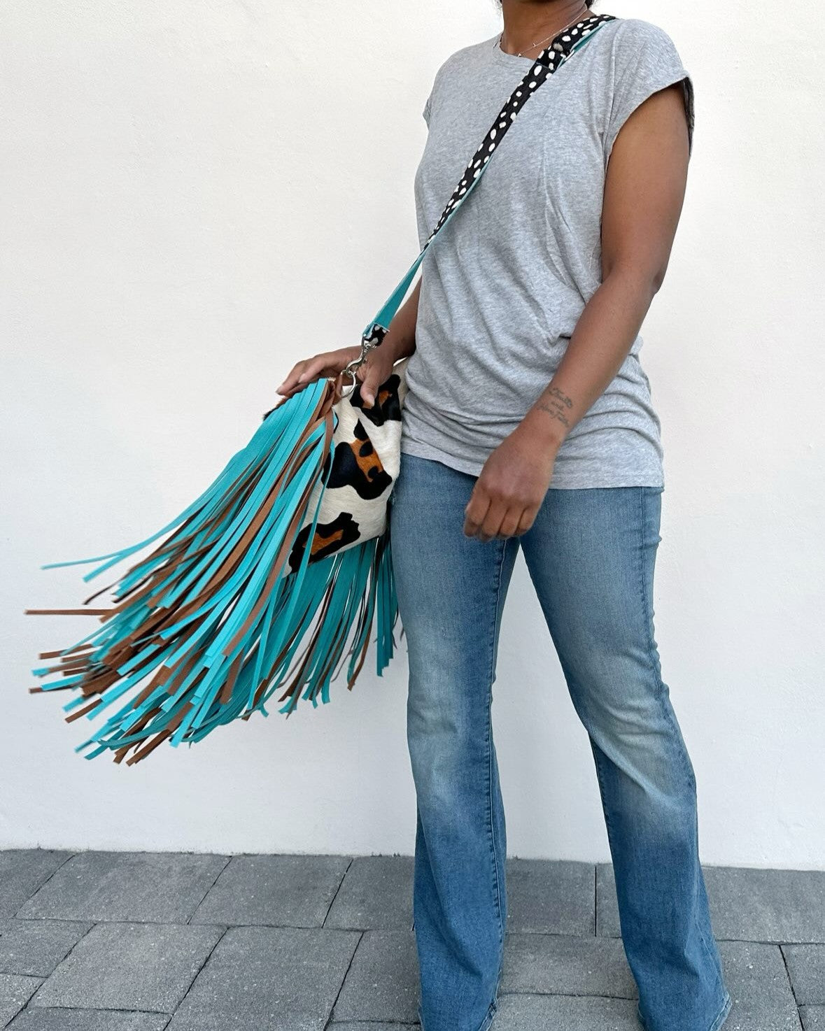 Large Foldover Crossbody Bag