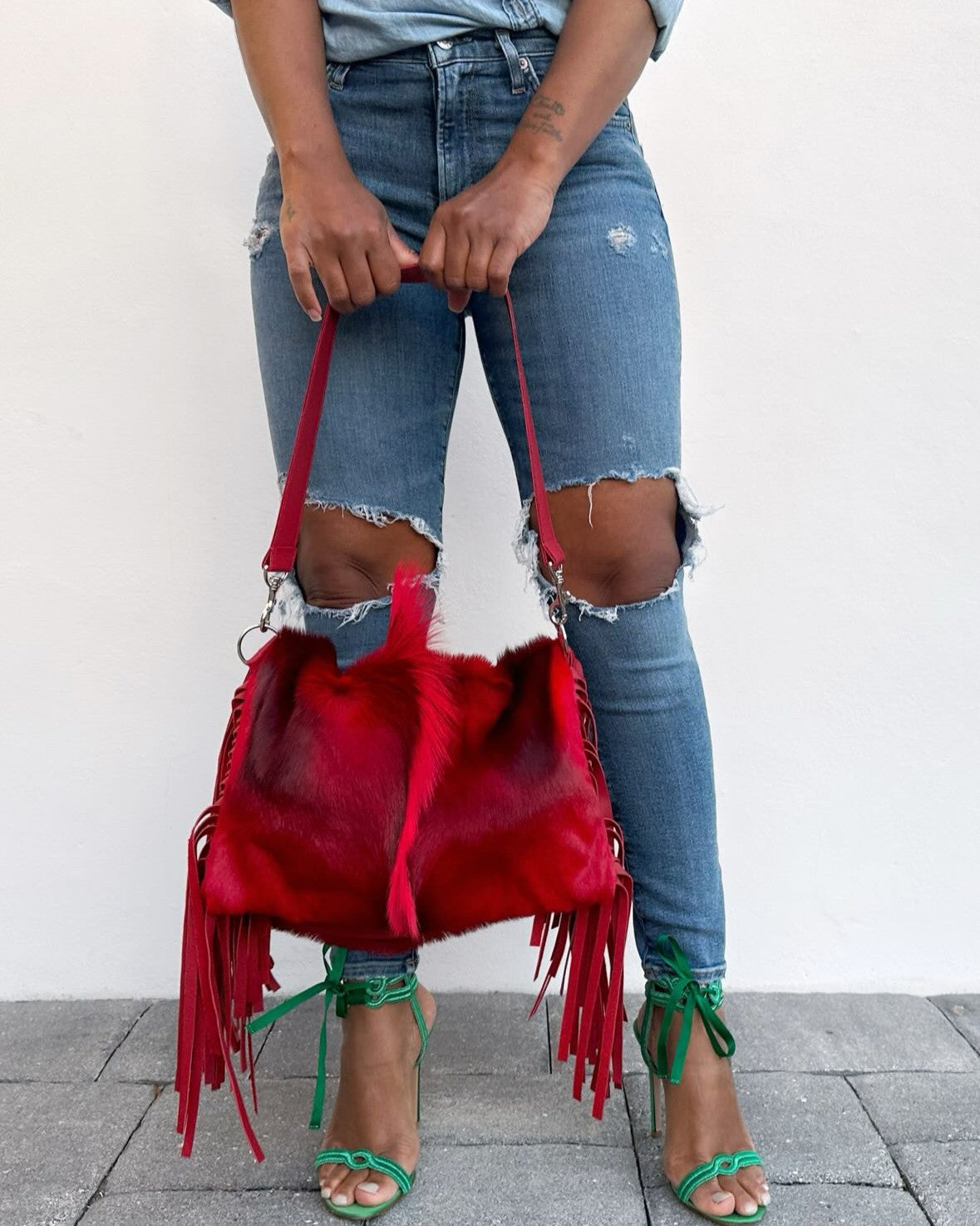 Stylish Tassel Handbag