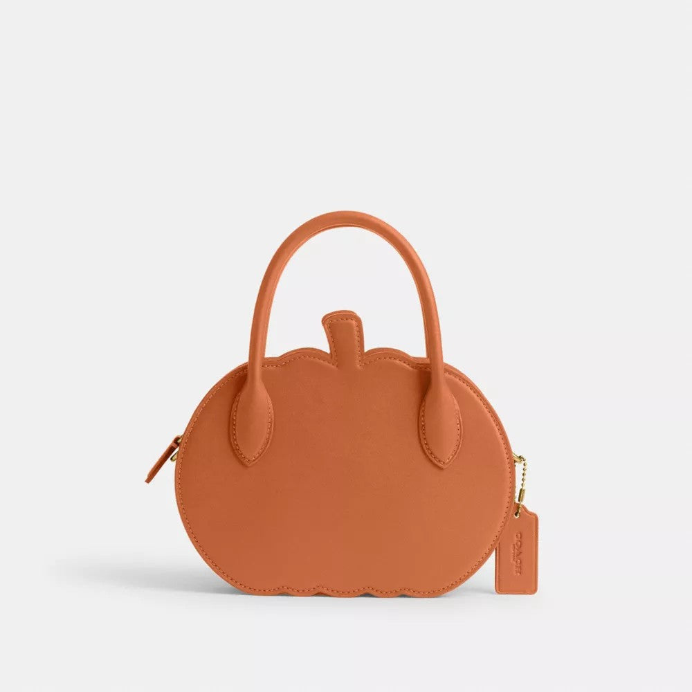 ?Halloween Limited Edition —Pumpkin Bag In Leather