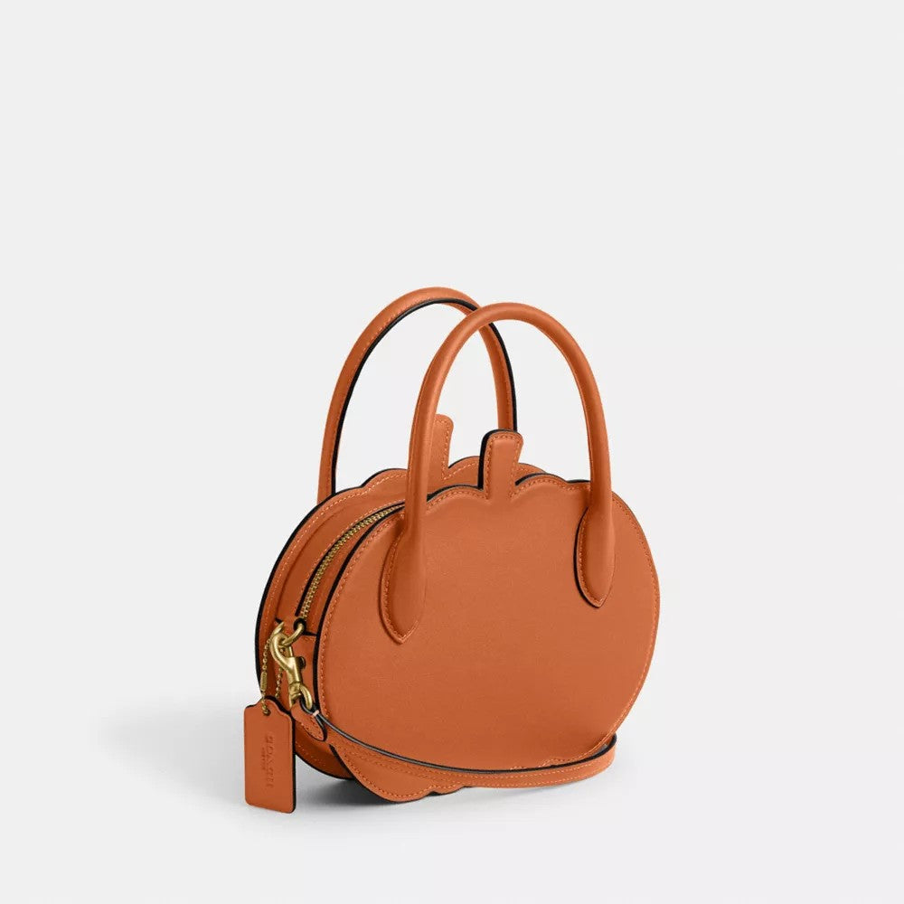 ?Halloween Limited Edition —Pumpkin Bag In Leather
