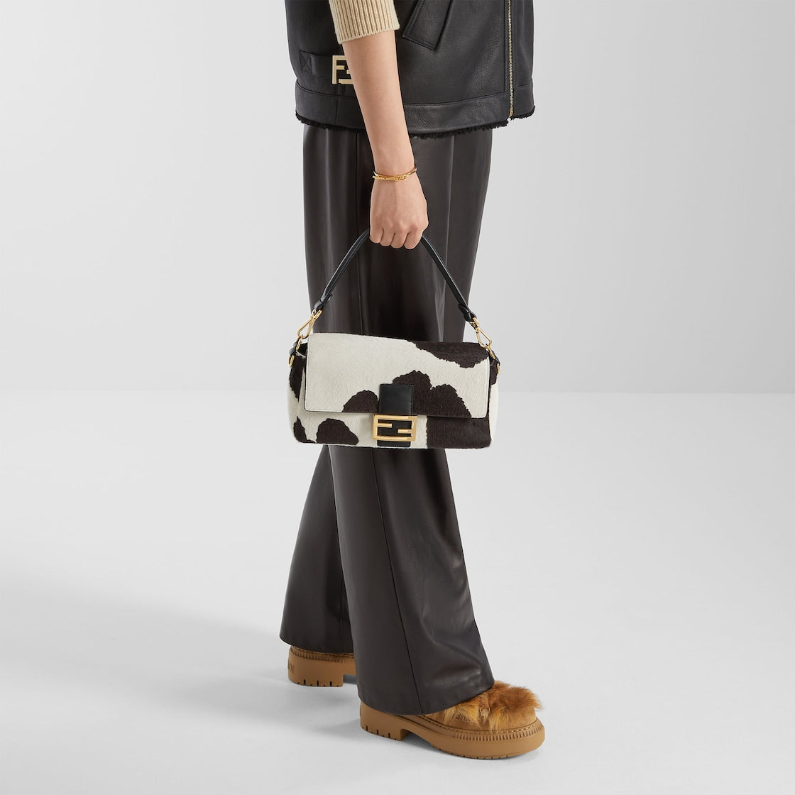Cavallino Calfskin Printed Bag