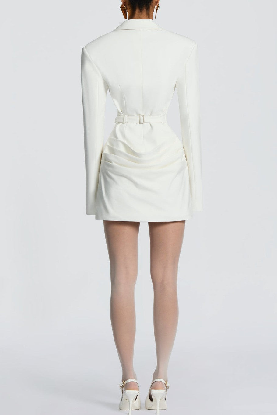 Cut-tailored Mini Blazer Dress