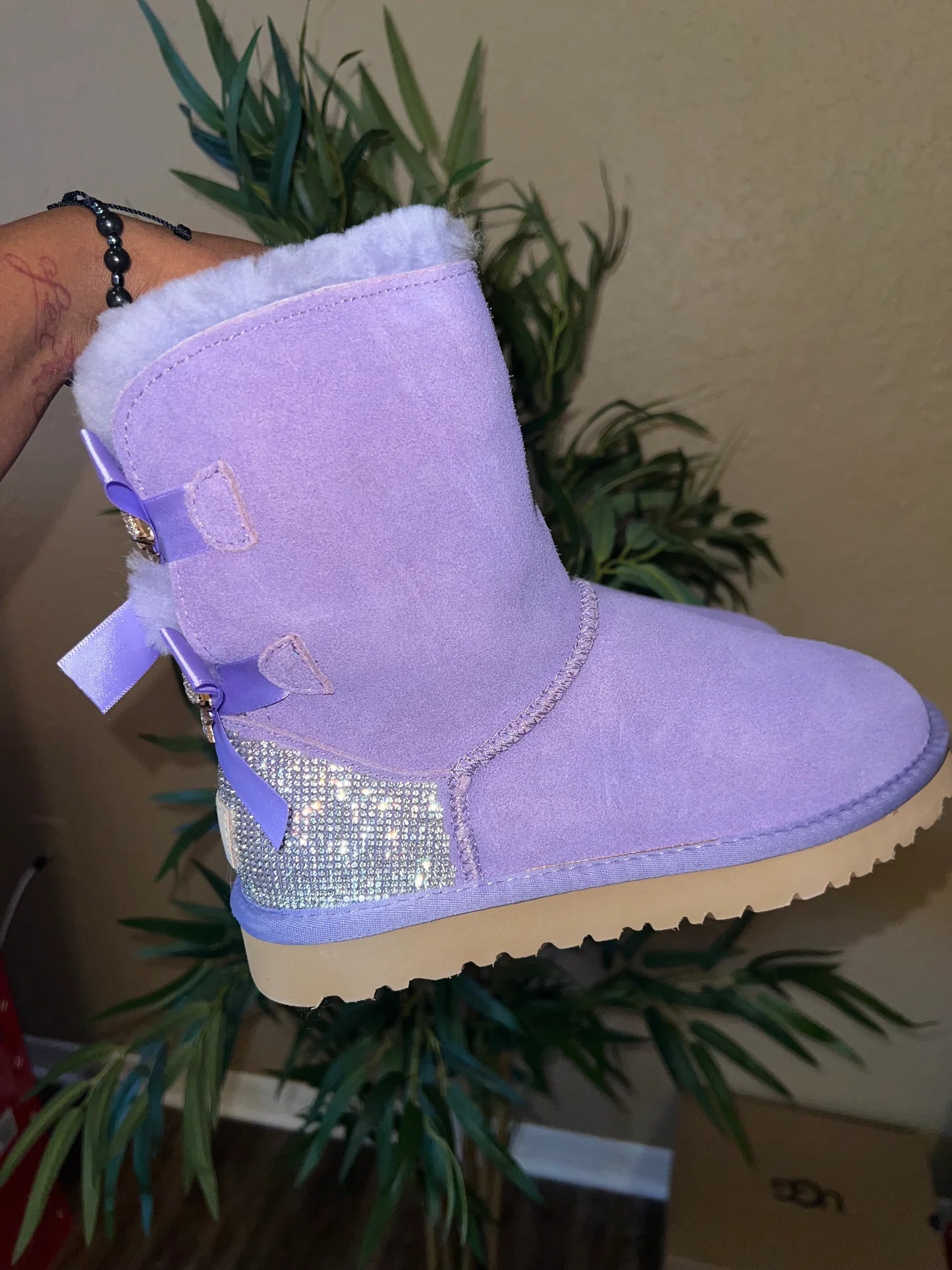Luxury Rhinestone Snow Boots - Multiple Colors