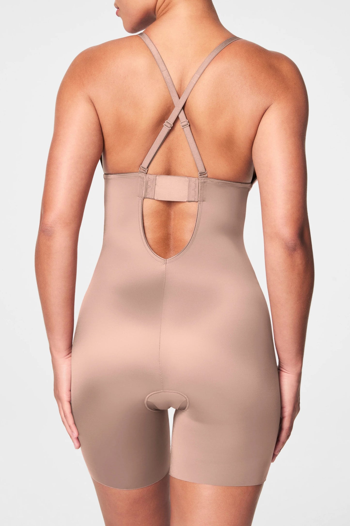 Plunge Low-Back Mid-Thigh Bodysuit