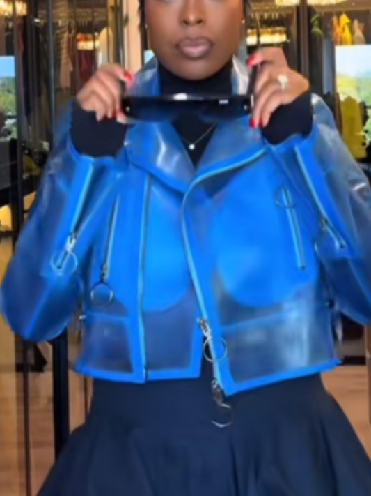 Transparent Short Jacket