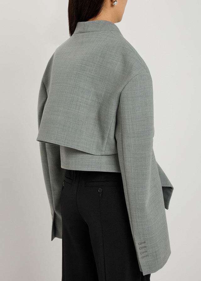 Solid Short Woven Jacket