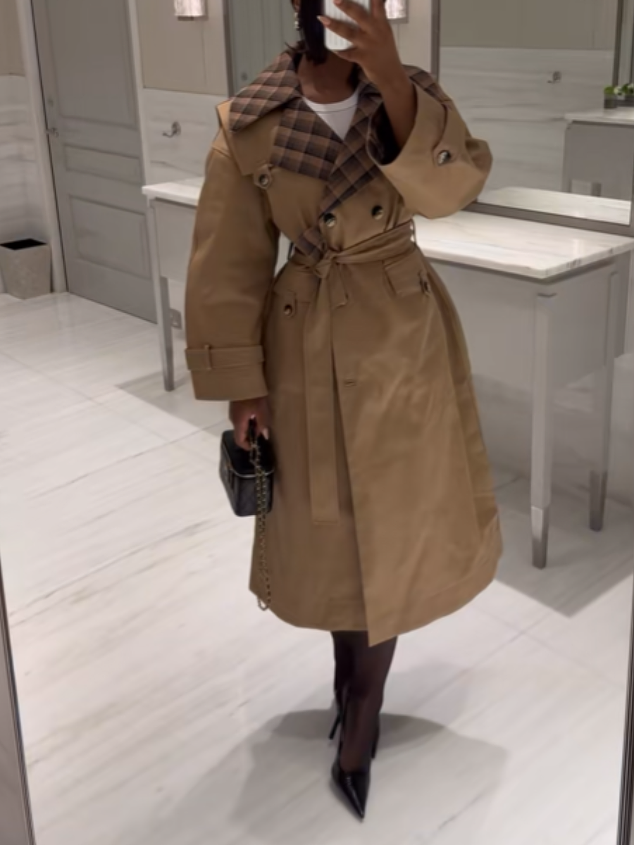 Waist Long Coat