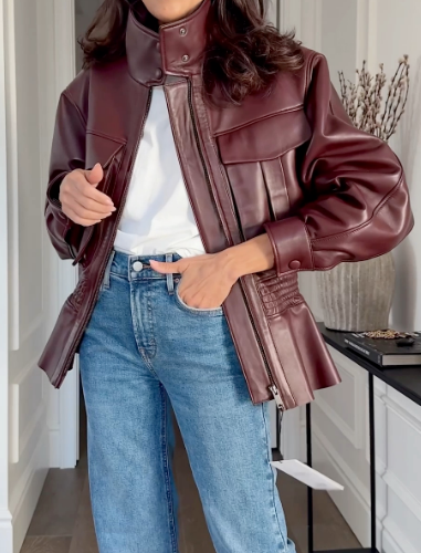 Chic Stylish Leather Jacket