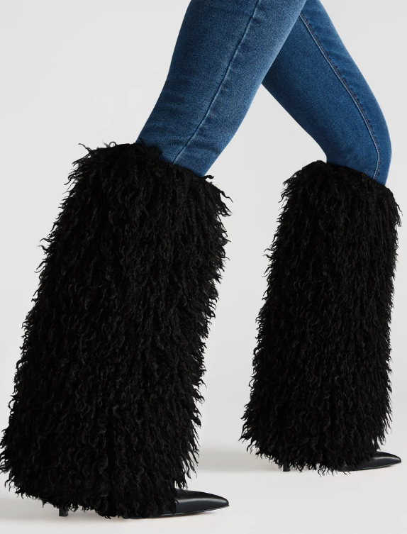 Fab Fur Heel Boots