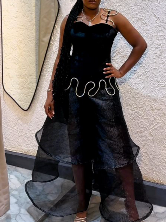 Sling Mesh Dress