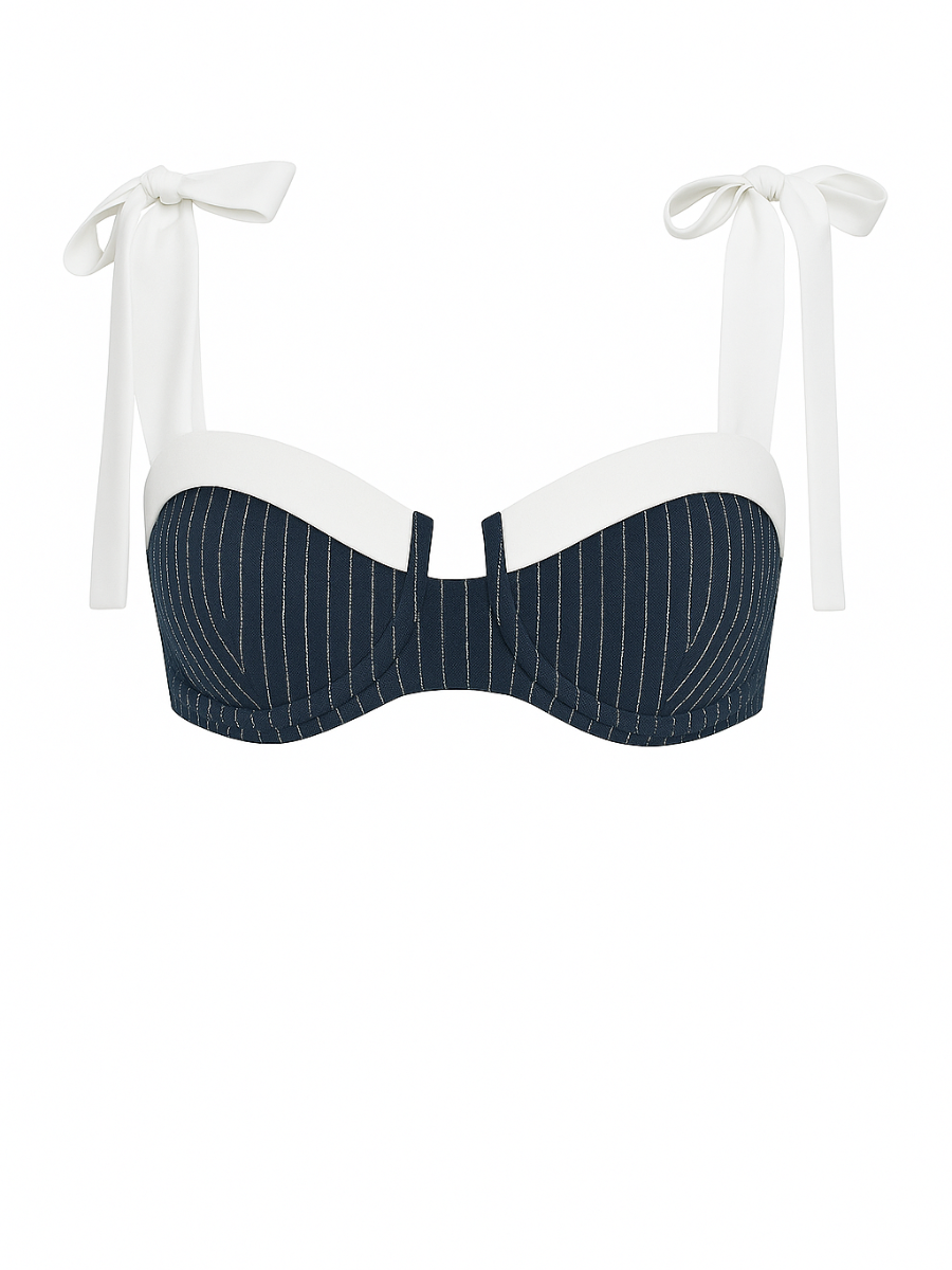 Pinstripe Top and Pants Set
