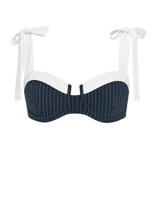 Pinstripe Top and Pants Set