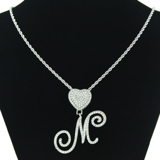 Chill Alphabet Pendant Necklace