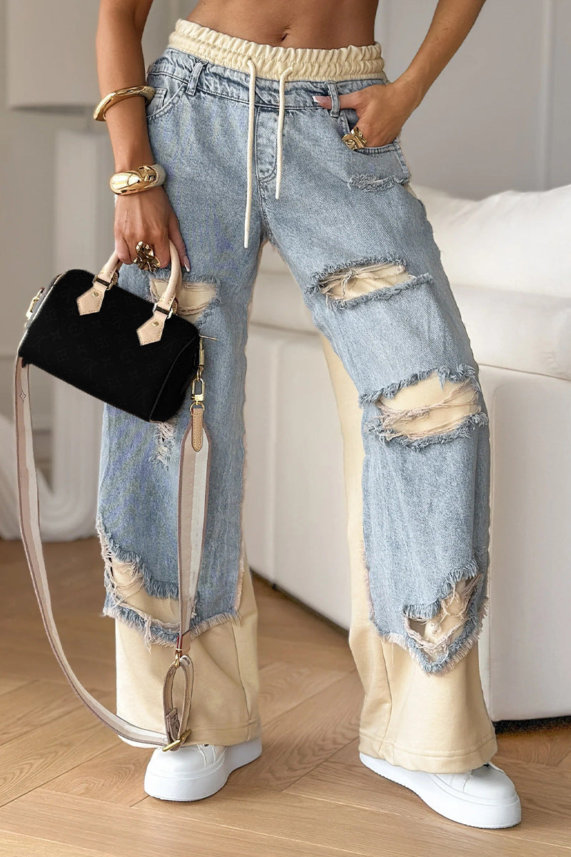 Jogger Stretchy Denim Pants
