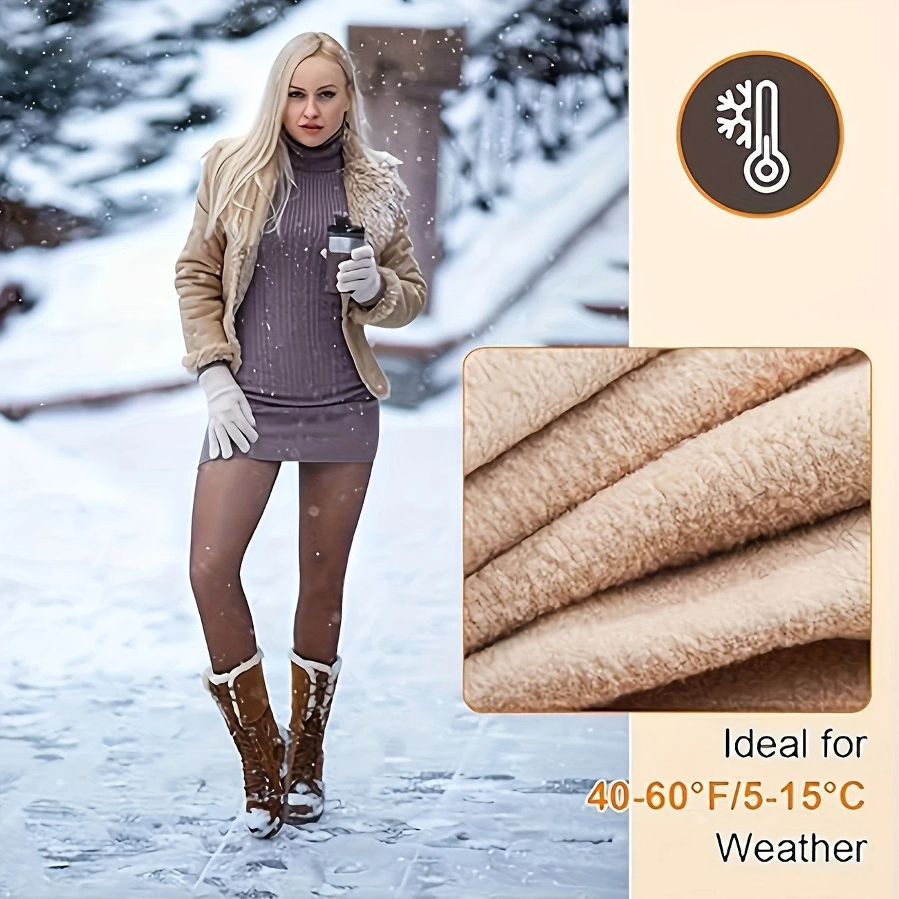 Warm Fleece Lined Tight Leggings