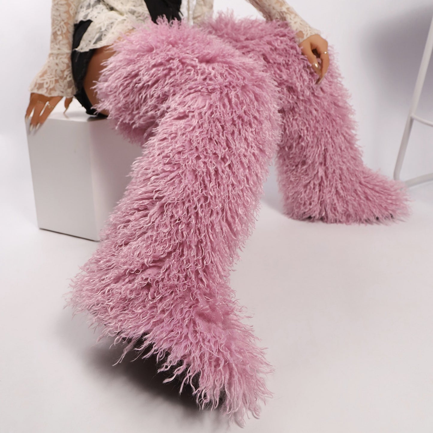 Fancy Warm Faux Fur Boots