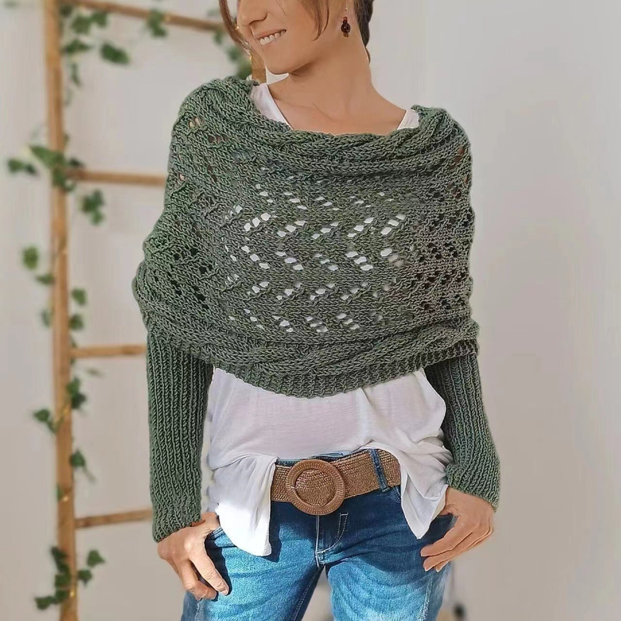 Chic Twist Cutout Sweater