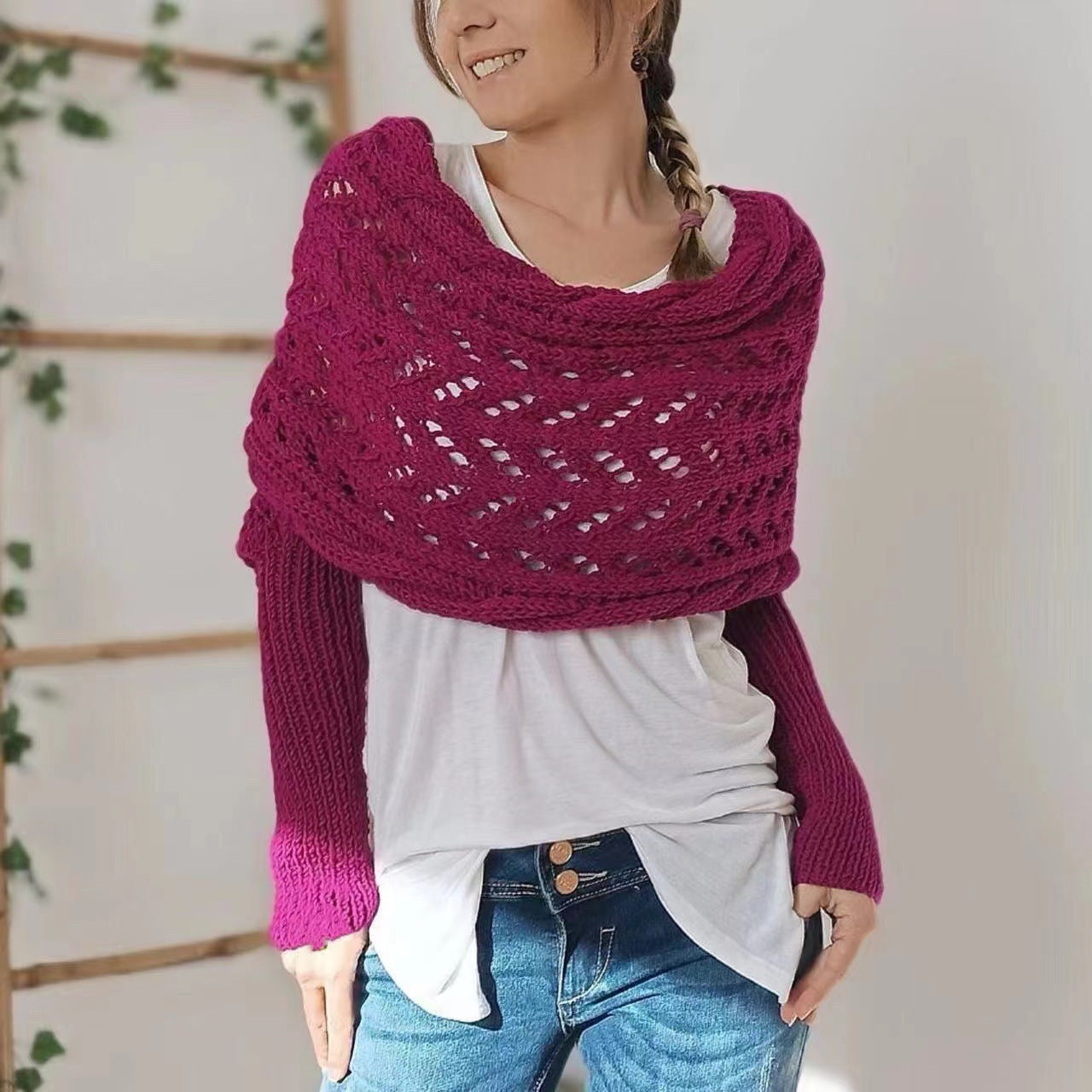 Chic Twist Cutout Sweater