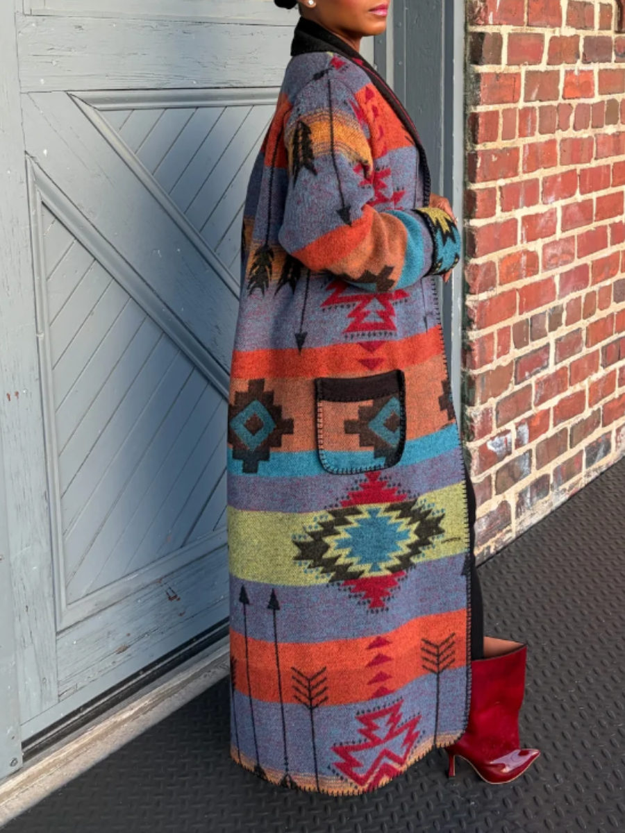 Printed Long Jacket