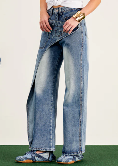 Deconstructed Design Jeans