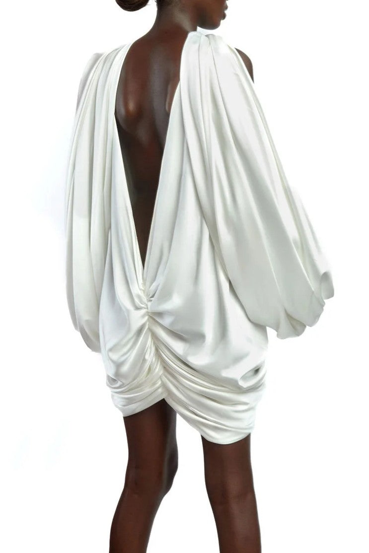 The Attends Draped Mini Dress