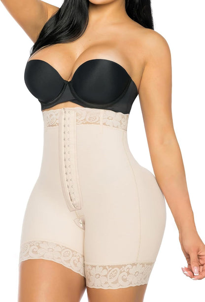 Tummy Control Shapewear with Zipper Crotch