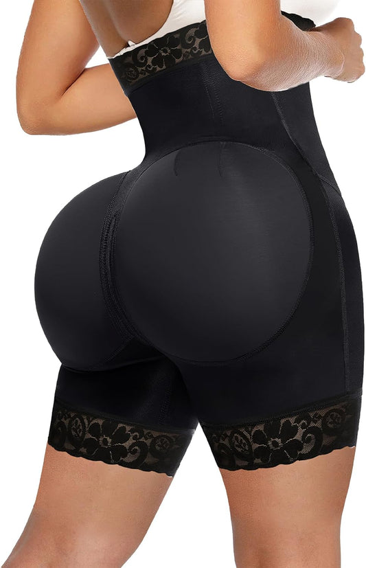 Tummy Control Shapewear with Zipper Crotch