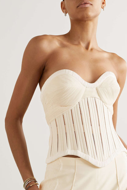 Strapless Bustier Women Top