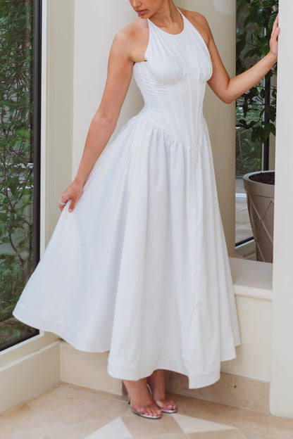 Chiffon Auricular Edge Dress