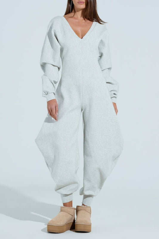 COMFY COZY SWEATSHIRT JUMPSUIT