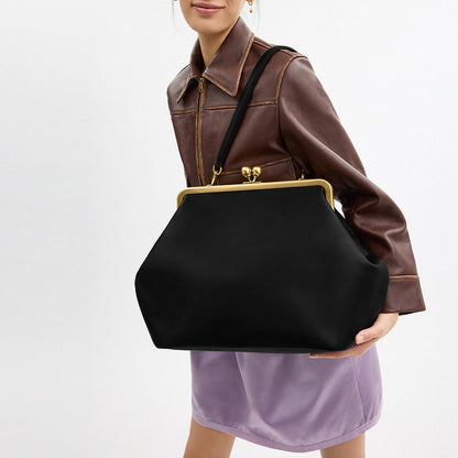 Large Kisslock Frame Bag
