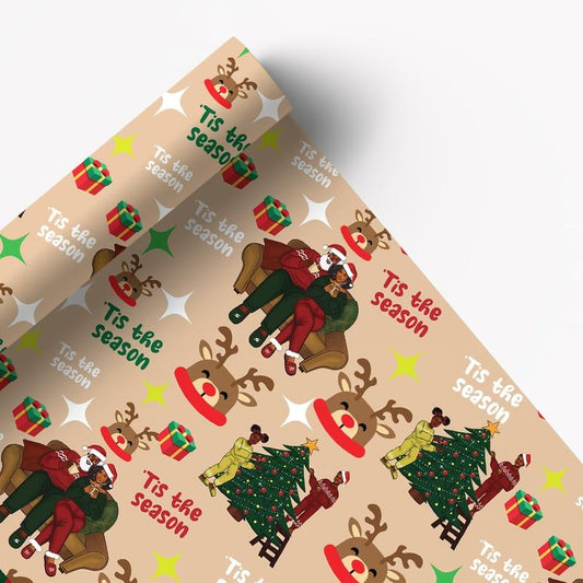 🎄⏰Christmas Sales 49% OFF🎅🏾🤶🏾Christmas Wrapping paper