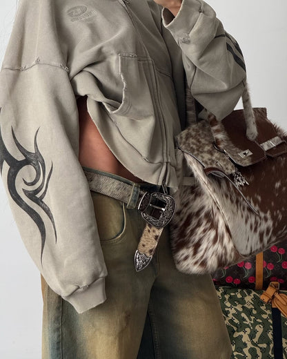 The Cowhide Leather Bag