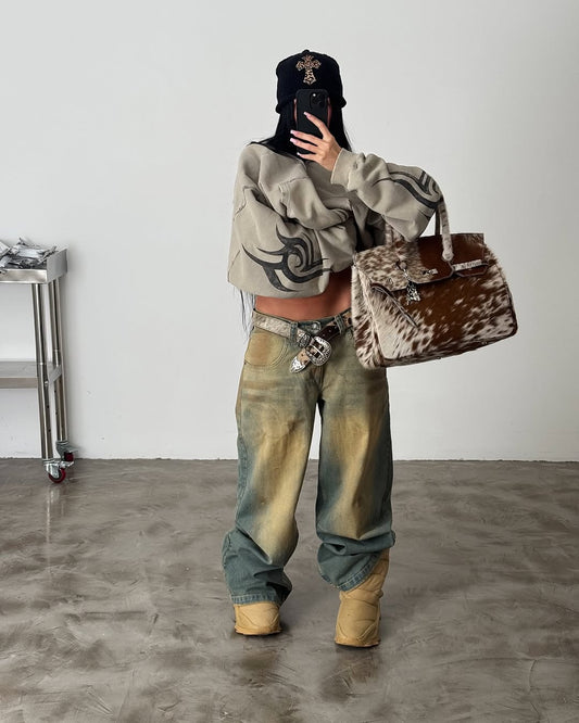 The Cowhide Leather Bag