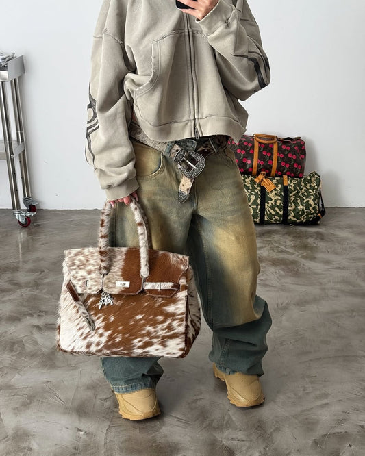The Cowhide Leather Bag