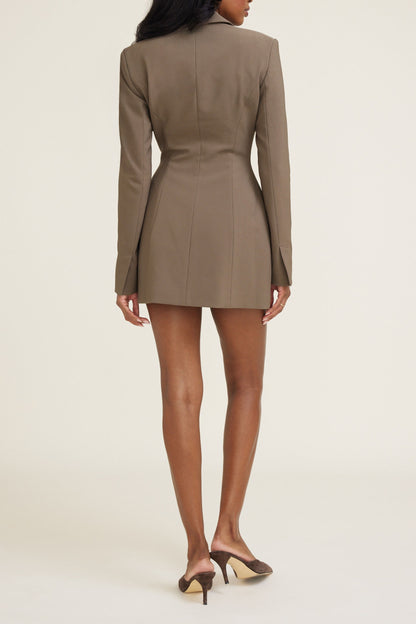 Blazer Romper Mini Dress