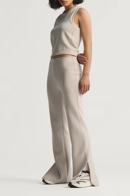 Soft Lux Tank And Flared Pants Set