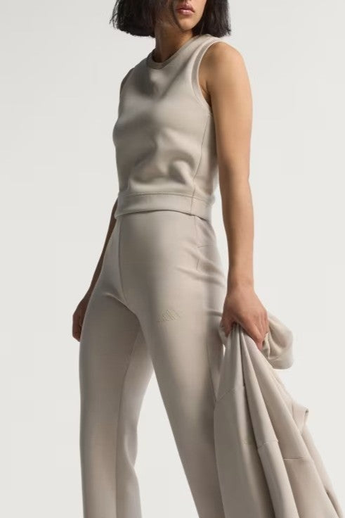 Soft Lux Tank And Flared Pants Set