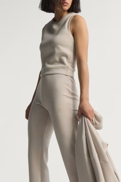 Soft Lux Tank And Flared Pants Set