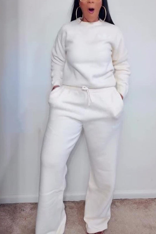 Athletic Dept Knitted Sweater and Pants Set
