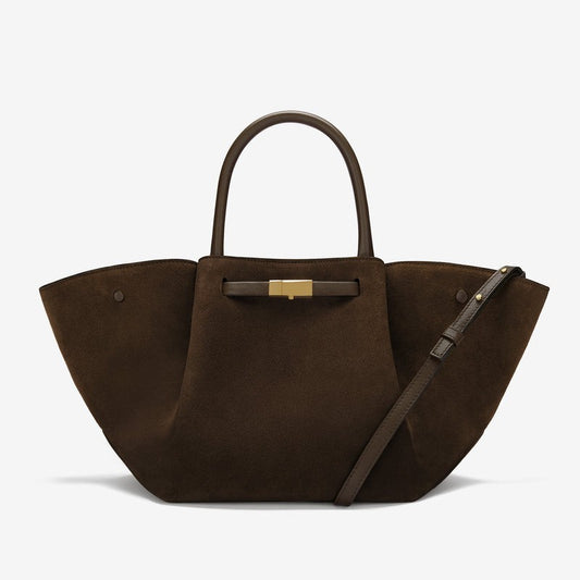 The midi mocha suede mocha smooth bag