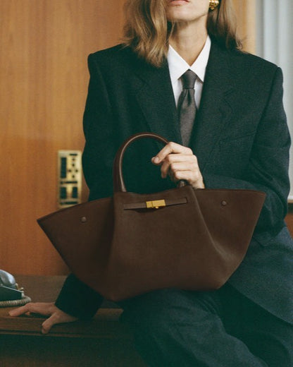 The midi mocha suede mocha smooth bag