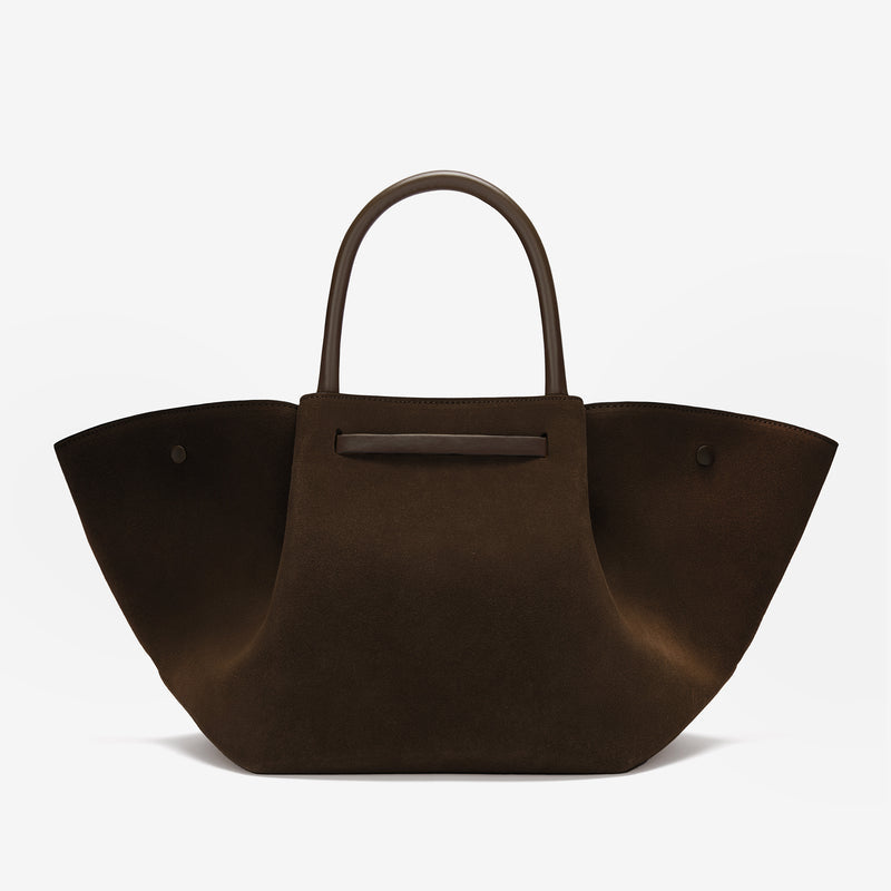 The midi mocha suede mocha smooth bag