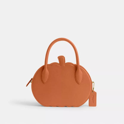 ?Halloween Limited Edition —Pumpkin Bag In Leather
